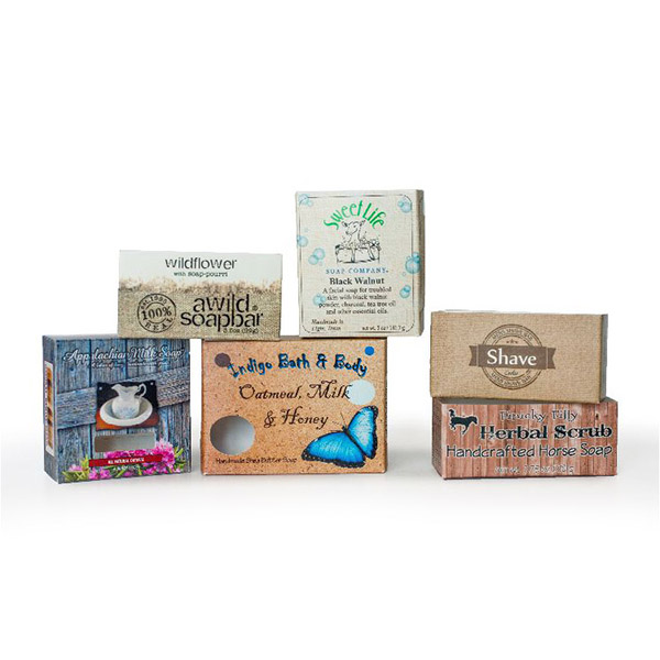 Tuck End Folding Paper Box for Handmade Soap缩略图