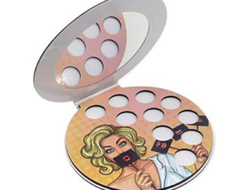 Round Shaped Magnetic Closure Eyeshadow Palette